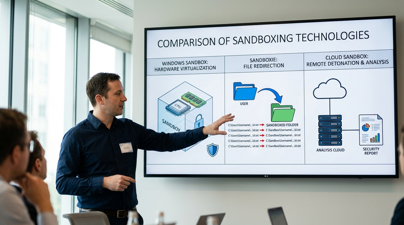 Windows沙盒Sandboxie云沙箱三种沙盒方案对比